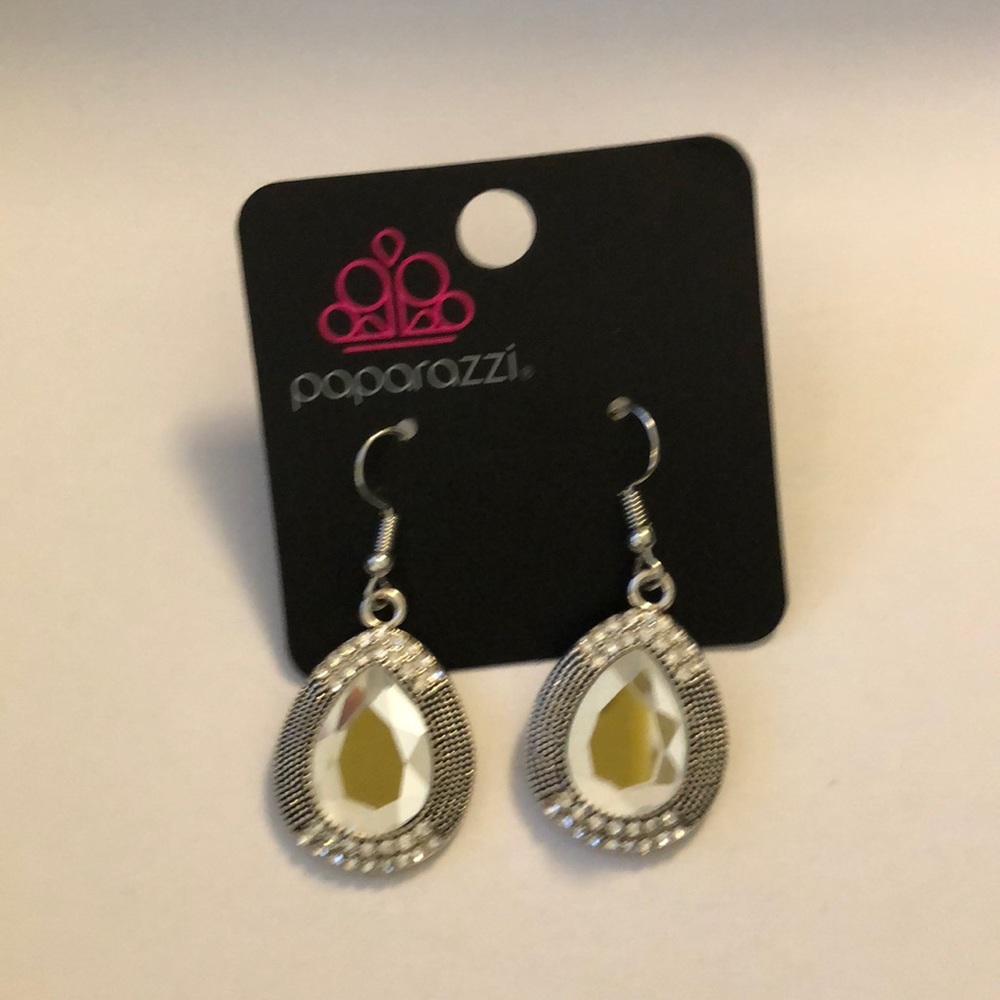 Silver dangle earrings